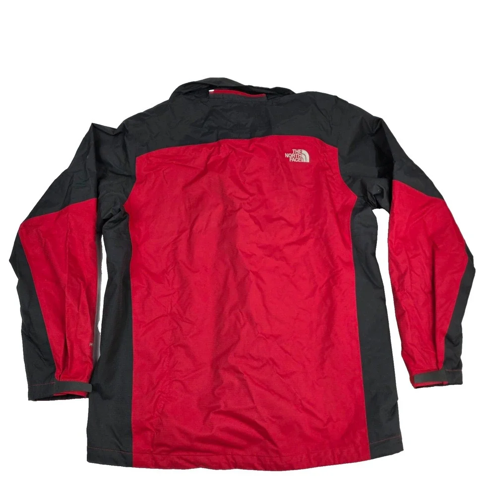 The North Face Jacket‎ Men's Black Red HyVent Windbreaker Vented Coat Medium